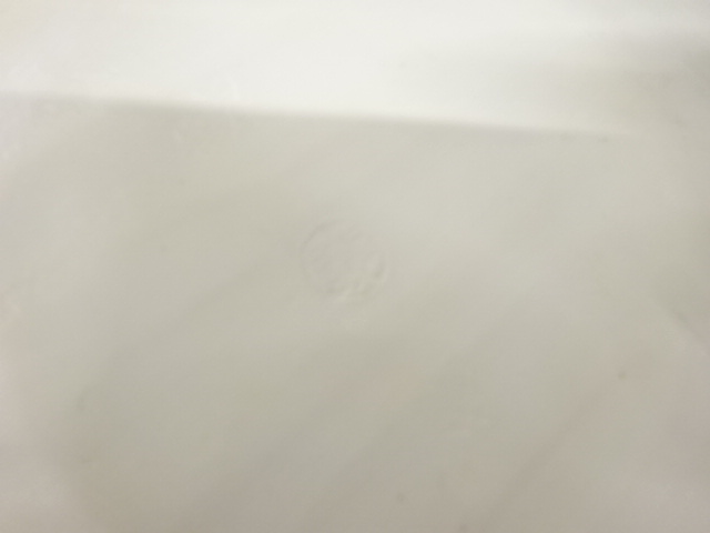  春暁造　染付　菱馬　水指